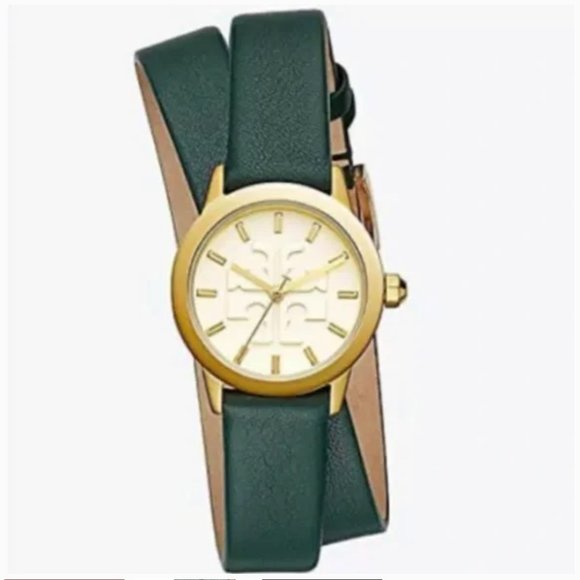 Tory Burch Green Gigi Watch Brand New